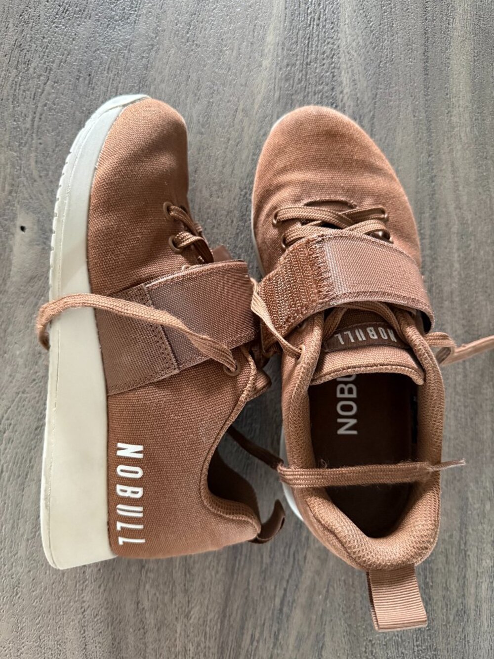 NOBULL Canvas Lifter Toffee Women's Weightlifting Shoes Size 8